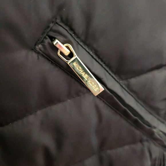 Michael Kors Women's Long Down Black Puffer Jacket, Size: Petite Small - Picture 3 of 14